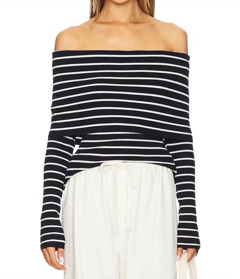 NEW A.L.C. evelyn top in midnight & white